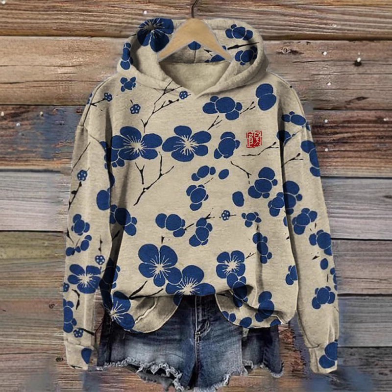 Christmas Snowman Loose Sweatshirt with 3D Christmas Element Print Men's Hoodie European and American Aliexpress Manufacturer Supply