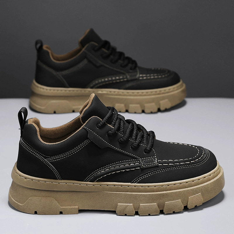 Martens, нескользящая износостойкая обувь, мужская рабочая обувь для отдыха на платформе, скалолазания, осень