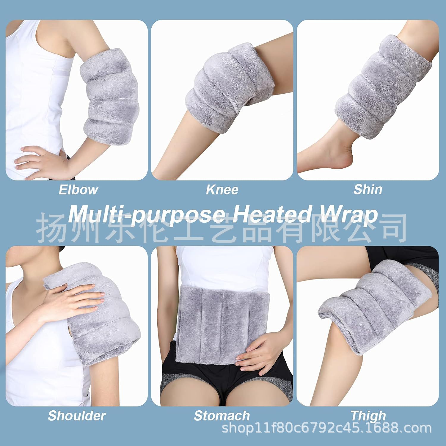 Calentamiento de microondas para rodillas, grano de trigo lleno para mantener las articulaciones de la rodilla caliente, compresión en caliente para piernas frías, paquete de terapia térmica para frijoles rojos