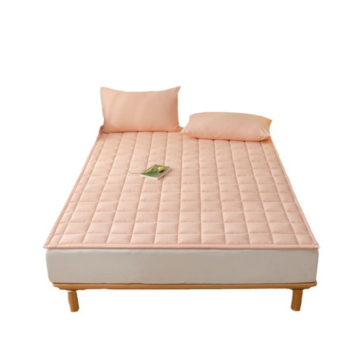 Class A solid color cotton mattress bedding household tatami pure cotton soft mattress yarn-dyed washed cotton anti-slip mat