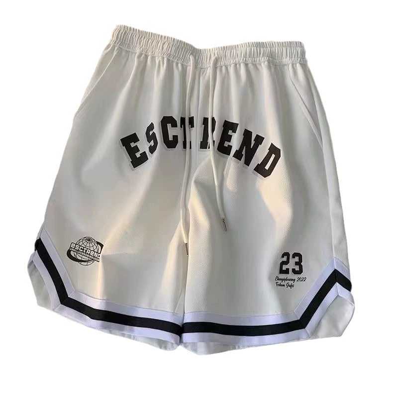 Sports summer shorts, thin basketball casual trousers, American style, loose fit
