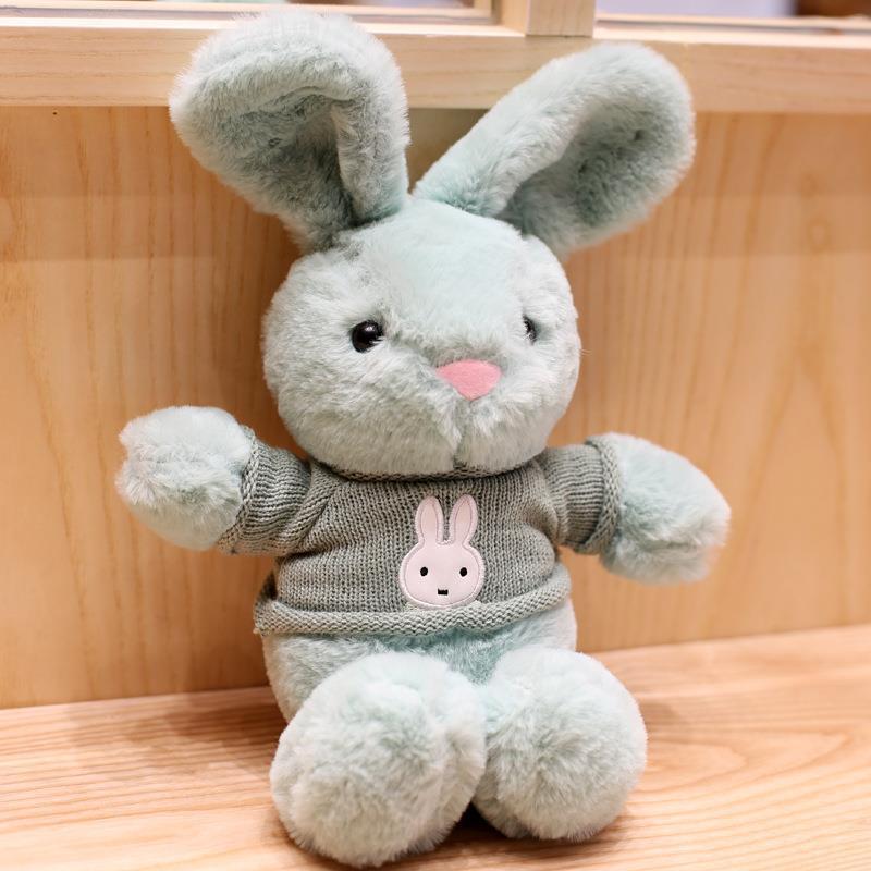 Boutique green sweater rabbit