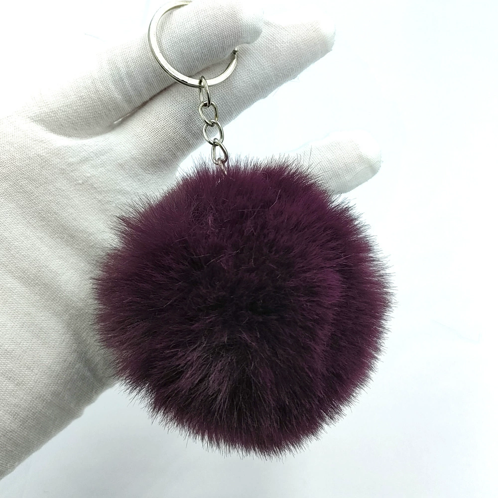 Multicoloured puffer ball, keychain with accessories, (Physicals), 8cm, DIY