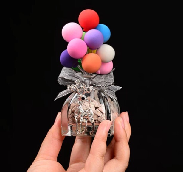 Primer amor sabor confesión creativa globo botella de vidrio adorno femenino tablero de instrumentos adorno consola central adorno interior