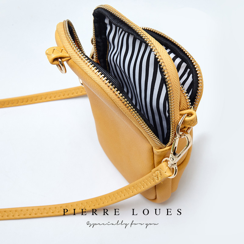 Bolsa transfronteriza 2024 nueva bolsa de teléfono móvil de las mujeres bolsa de mensajero de hombro simple de moda Corea del Sur PU bolsa pequeña de las mujeres al por mayor