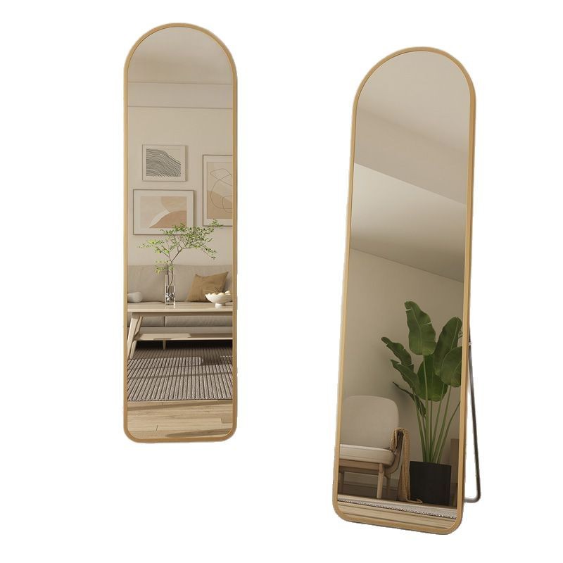 Red de Internet Espejo de cuerpo entero Dormitorio Hogar en la pared Espejo de tocador para niñas Espejo de piso Espejo de pared tridimensional para el hogar