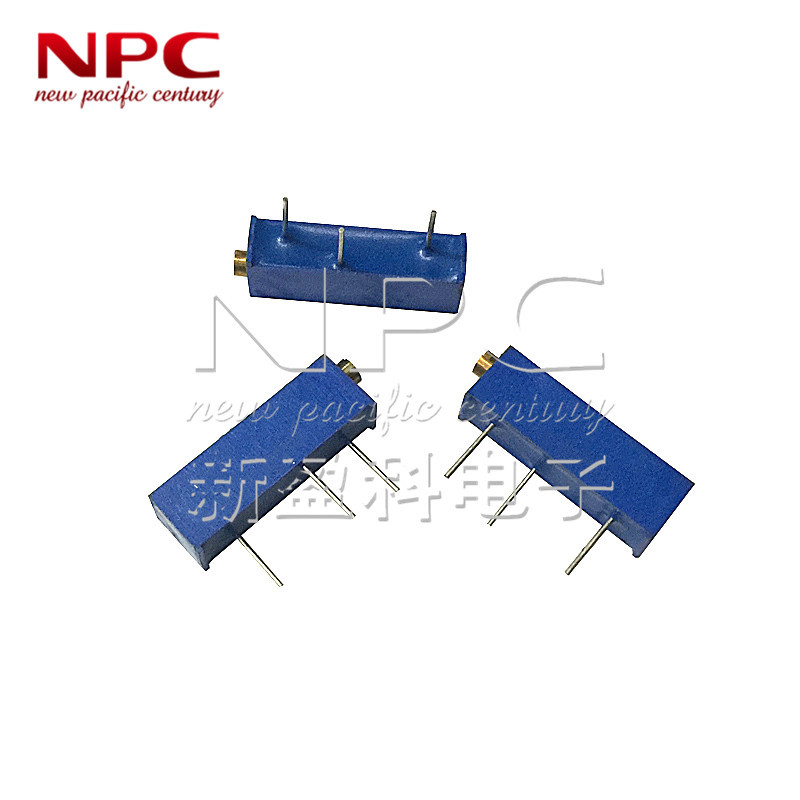 国产多圈可调电位器 3006P-1-103LF 阻值10K 3006P-10K一管25只