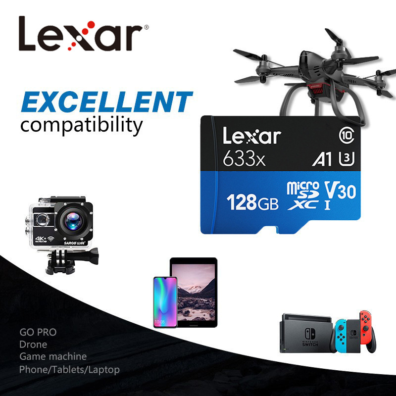 lexar雷克沙128g633X高速silver记录仪64G256GTF卡相机存储内存卡|undefined