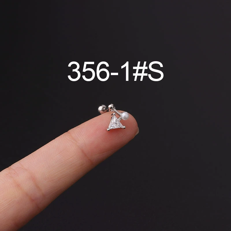 Серебряные стальные пирсинг, сережки, аксессуары, корейский стиль