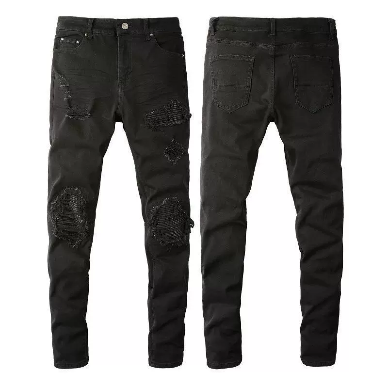 Черные джинсы, брюки
