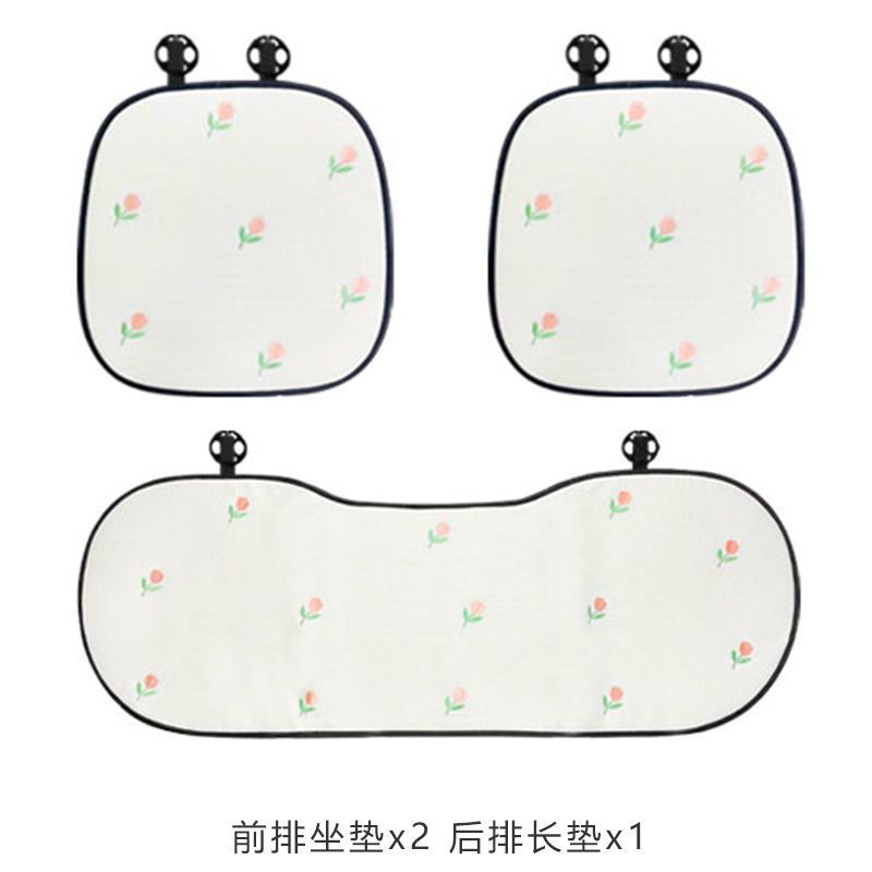 Clearance Sale: Cute Cartoon Dog Car Seat Covers, Universal for All Seasons, Ice Silk Seat Covers for Women, Summer Seat Covers