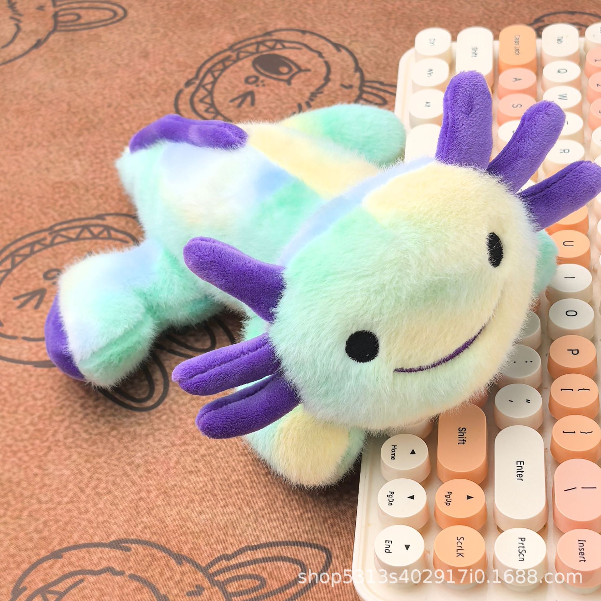 The treasure of yellow and green colors in the palm of your hand