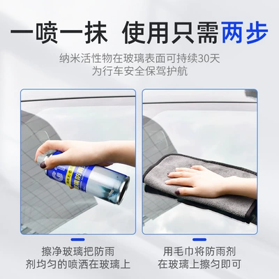 Car Window Glass Cleaning and: Glass agent
