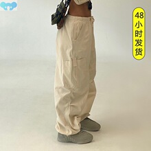 Baggy Y2K Cargo Pants Women Low Waist Trousers Joggers Wide