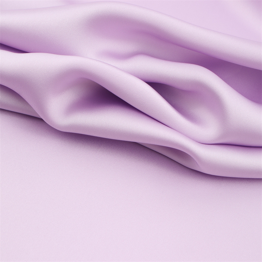 仿醋酸滌面料 醋酸上衣連衣裙時裝絲滑親膚雙面緞面