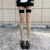 Skin -black side -knee socks