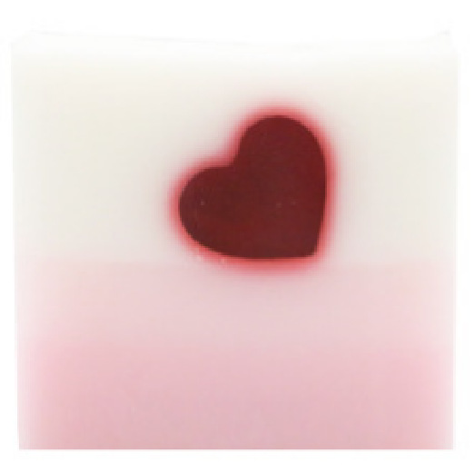 핑크 신선한 과일 체리 에센셜 오일 비누 (카드 슬리브 제외)