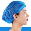 一次性无纺布条形帽子防尘防掉发厨师帽蘑菇帽食品车间发网帽头套