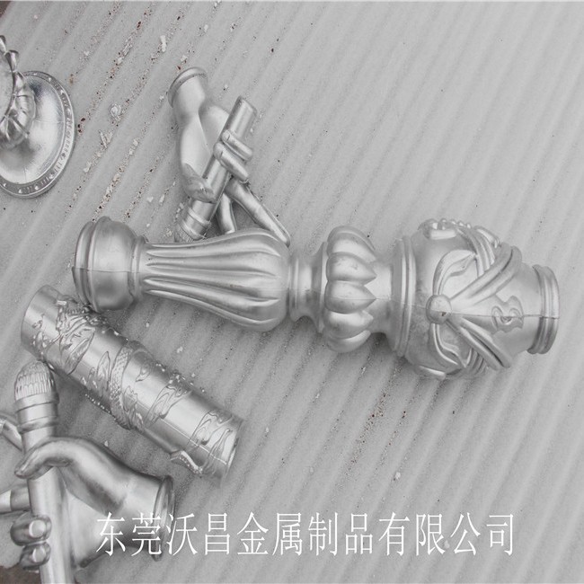 锌合金台灯柱  灯饰底座配件  锌铝合金空心件摇铸加工
