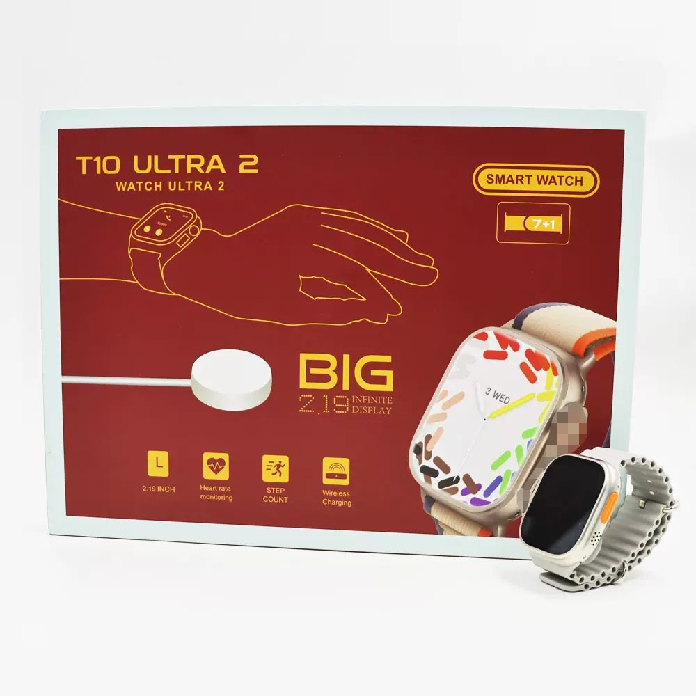 T0 ULTRA 2款7+1套装遥控拍照蓝牙通话心率睡眠监测智能手表