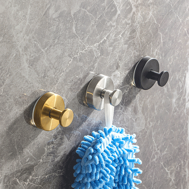 Stainless Steel Suction Cup Hooks, No-Drill Hooks, Hangers, Traceless Hooks for Bathroom, Kitchen, Shower, Vacuum Hooks for Clothes and Towels