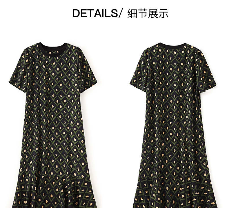 B5344 1620K VÁY ĐẦM LIỀN THÂN NỮ SHETDPI NGẮN TAY HỌA TIẾT HOA THỜI TRANG NỮ G05 SẢN PHẨM MỚI