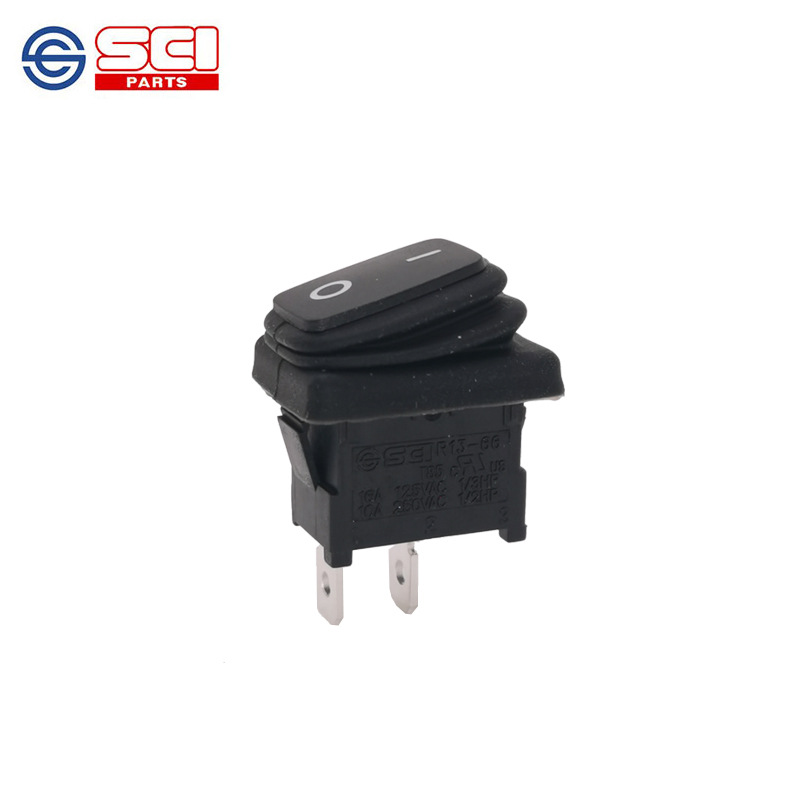 台湾SCI新进防水船型开关15×21单路2脚2档R13-66A8/66B8符合UL