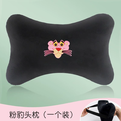 Headrest, a Pair of Lumbar: Headrest - headrest-pink-leopard-single-pack