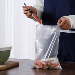 Beautiful thickened preservation bag food bag with continuous plastic bag