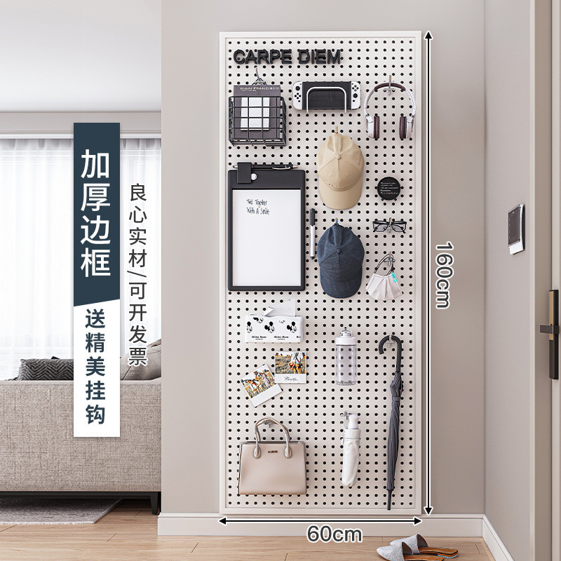 Estante de pared Estante Estante de flores Tablero colgante de herramientas Tablero de agujero de pared