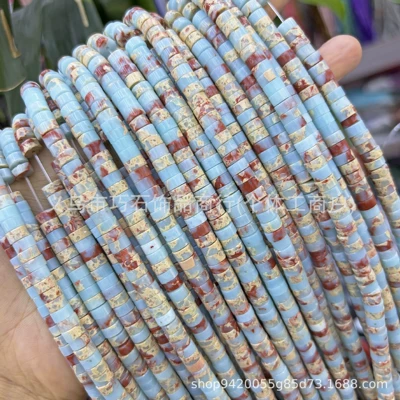 Zərgərlik ara hissələri Beads DIY Jewelry Accessories Wholesale - synthetic-snakeskin-stone-36mm