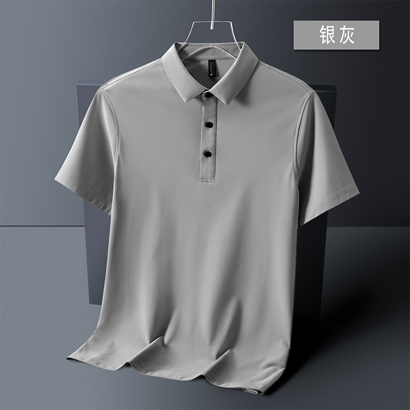 Grano dinámico de secado rápido Polo camisa personalizada de alta gama de publicidad camiseta de la empresa ropa de trabajo impreso bordado LOGO