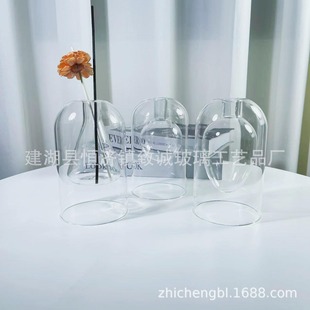 Double-Layer Glass Fire-Free Rattan Aromatherapy Bottle Essential Oil Volatile Diffuser Bottle Bedroom Ornaments Decorative Fragrance