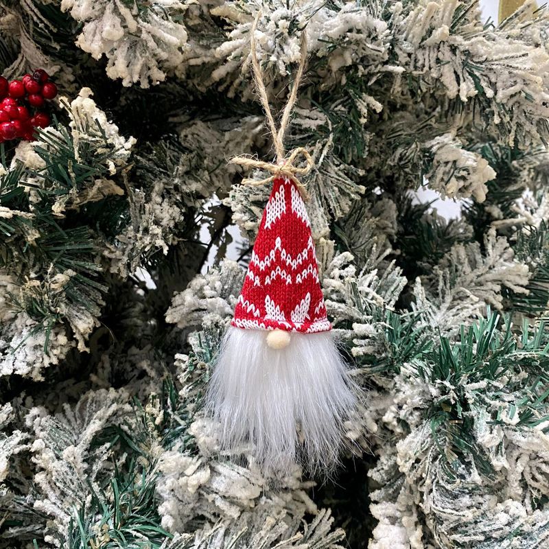 クリスマスの装飾用品のアイデアの新しいニットの小さいハンガーのクリスマスの酒の瓶の帽子のセットのレストランの酒の瓶の装飾品|undefined