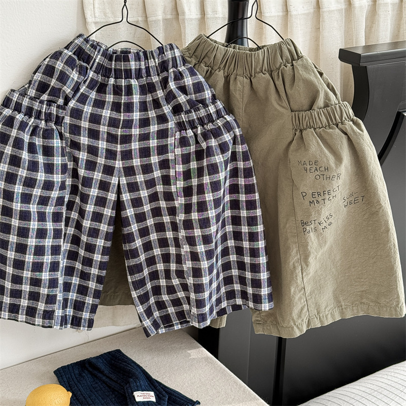 Summer design children's flared trousers