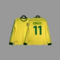 1998 Brazil Home Yellow + Custom 11