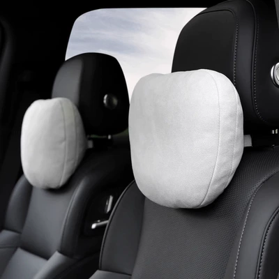 Model Pillow for Car Use, Headrest - off-white-pair-of-headrests