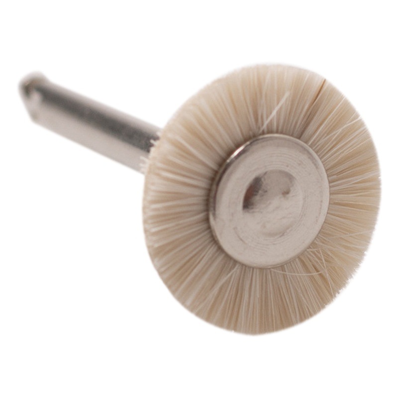 Materiales de odontología Oral Dental, rueda marrón de pulido, rueda de terciopelo, cepillo de pulido de rueda de pulido de baja velocidad