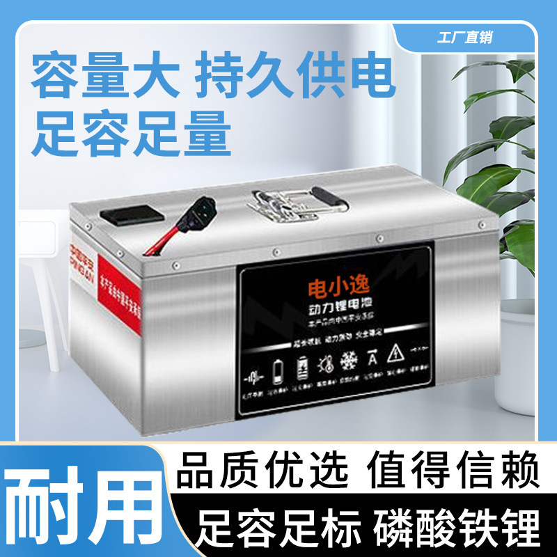 48V60V72V电动车锂电池二轮三轮车外卖快递新能源大容量磷酸铁锂|undefined