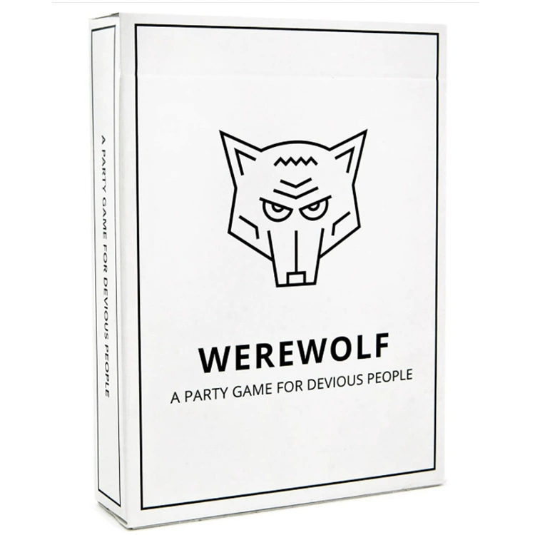 Полная английская версия Werewolf devious Little White Wolf Casual настольная игра Карточка-оборотень серия