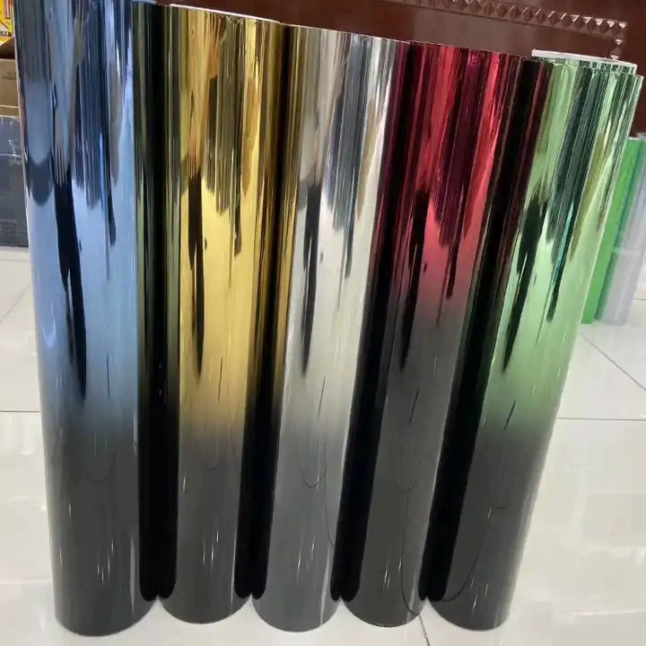 Двухцветная градиентная автомобильная солнцезащитная пленка, теплоизоляционная и солнцезащитная пленка, взрывобезопасная и обеспечивающая конфиденциальность автомобильная солнцезащитная пленка для окон, пленка контрастных цветов, эксклюзивно для трансграничных поставок.