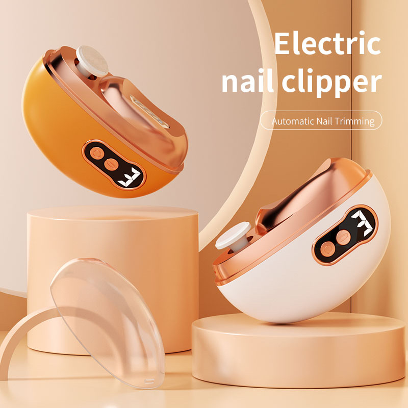 Cross-border electric nail clipper, rechargeable, household use, anti-pinch, integrated nail trimmer and polisher, nail cutter