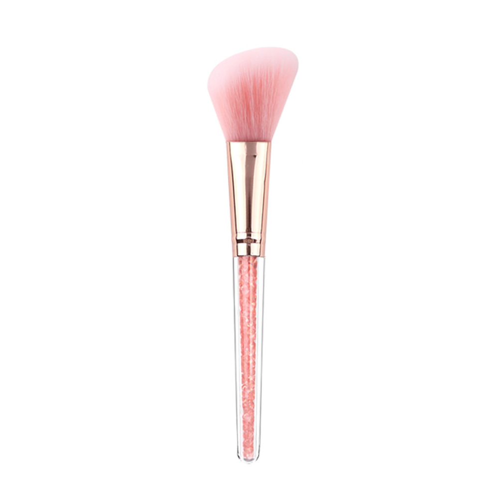 Zoreya Blush sombra de ojos cepillo traje interior diamante cristal Rosa maquillaje cepillo bolsa de almacenamiento Fundación cepillo maquillaje herramientas