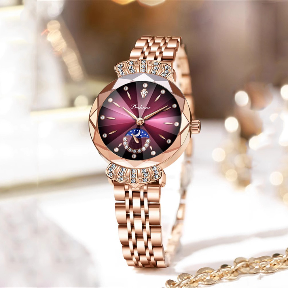 Elegant Geometric Jewelry Buckle Quartz Women's Watches display picture 2