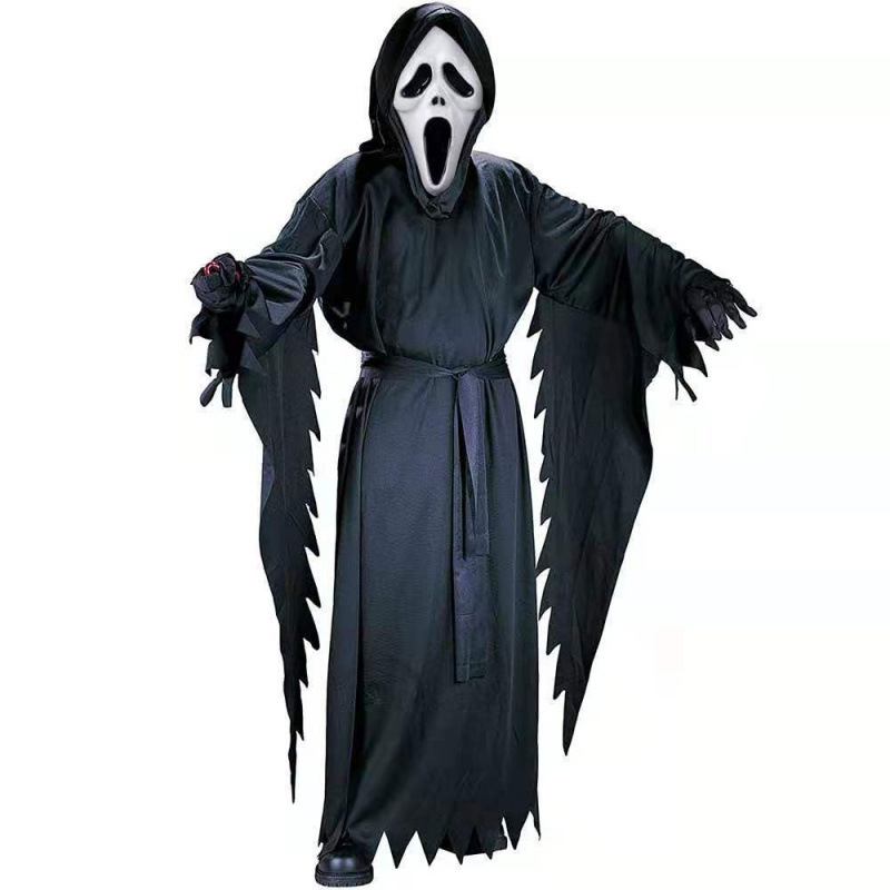 Halloween Scream Children's Adult Dress up Costumes Prom Party Performance Horror Scary Play Clothes