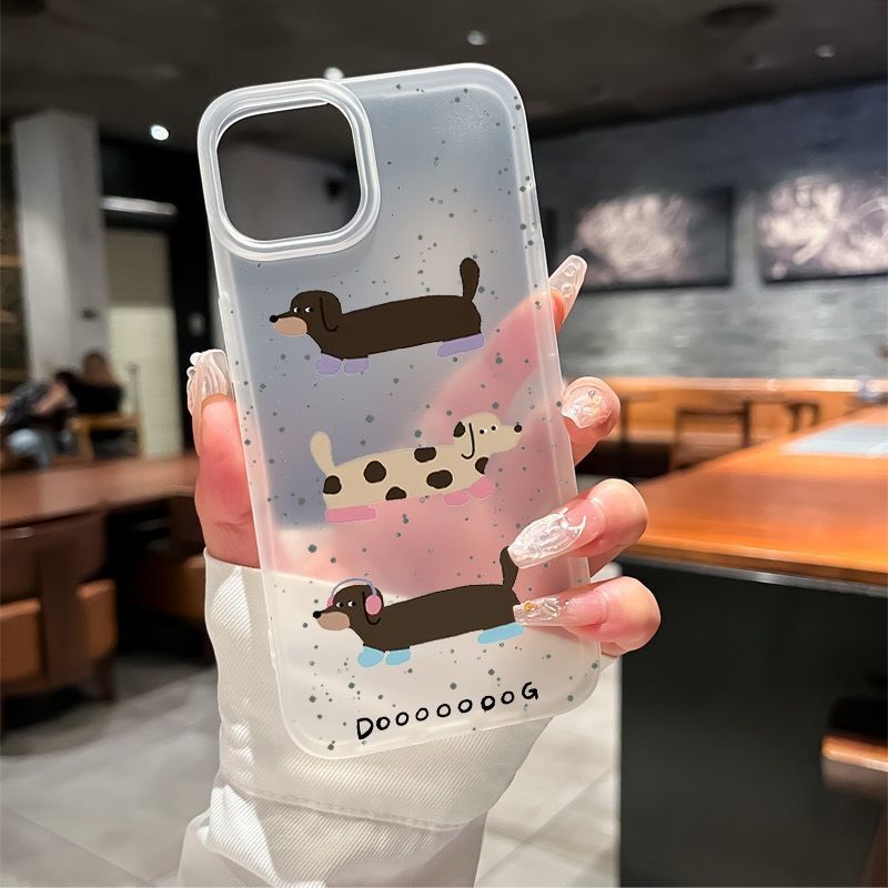 Spotted Dog Suitable for Apple 16Promax Mobile Phone Case Iphone15 New Apple 14/13/12 Universal Case