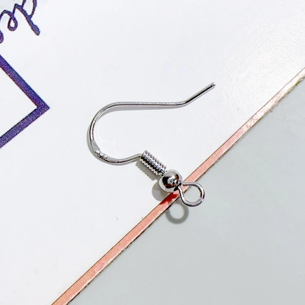 7. Platinum copper hook with beads