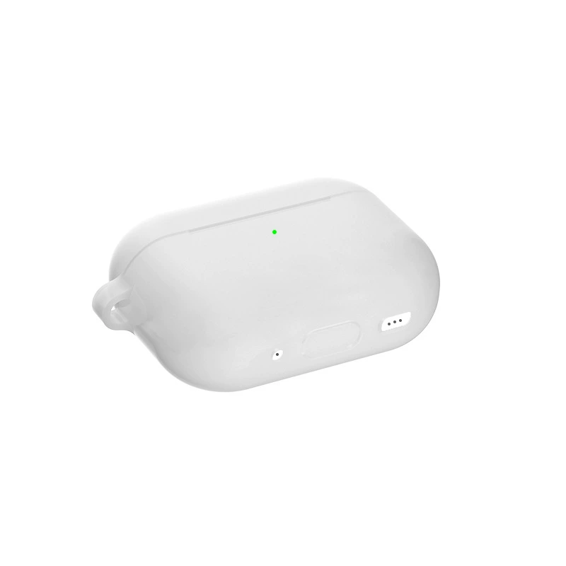 Силиконовый защитный чехол для Apple AirPods Pro 2, 2 мм, варианты мультицвета и металлической пряжки