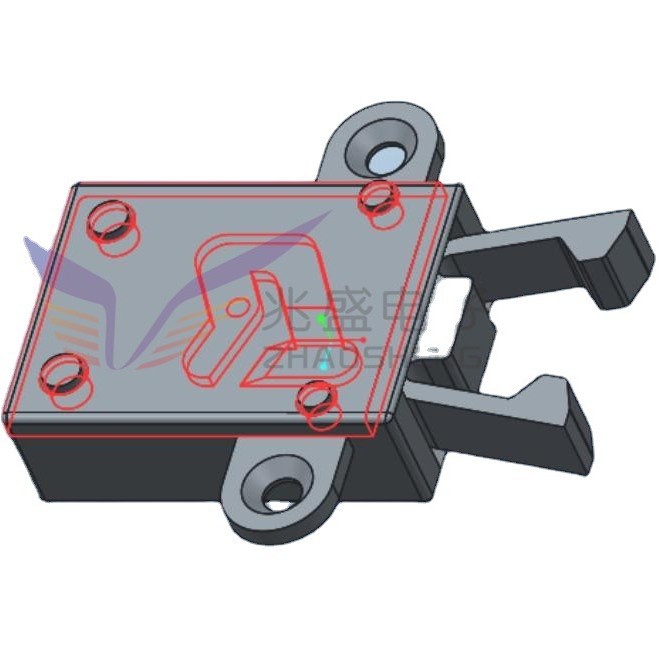 批发门锁开关迷你型  小型门扣开关塑胶件  塑料门锁开关PA66