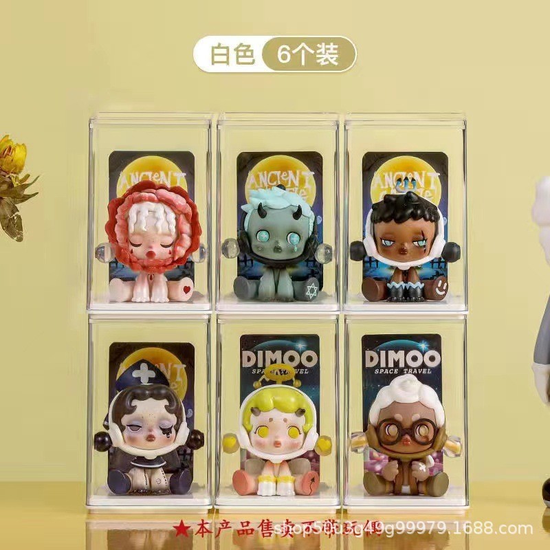 ブラインドボックス収納展示棚透明アクリル単一キャビネット手作り収納ボックスバブルマット防塵展示ボックス|undefined